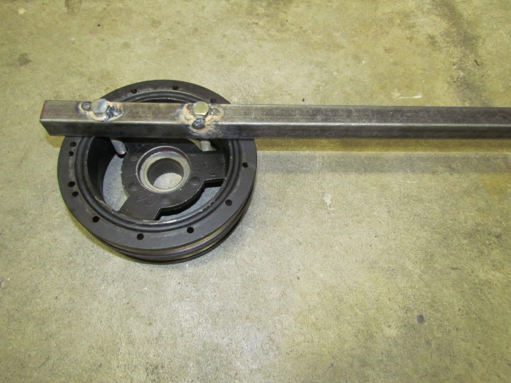 Home Made Crank Pulley Holding Tool LS1TECH Camaro and Firebird